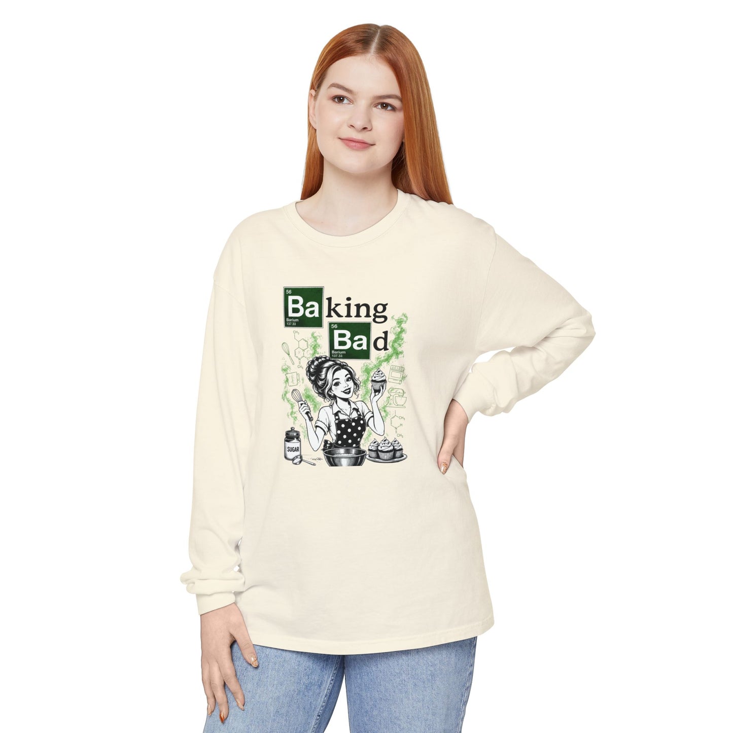 Baking Bad Long Sleeve Tee — Funny Baking Chef Shirt