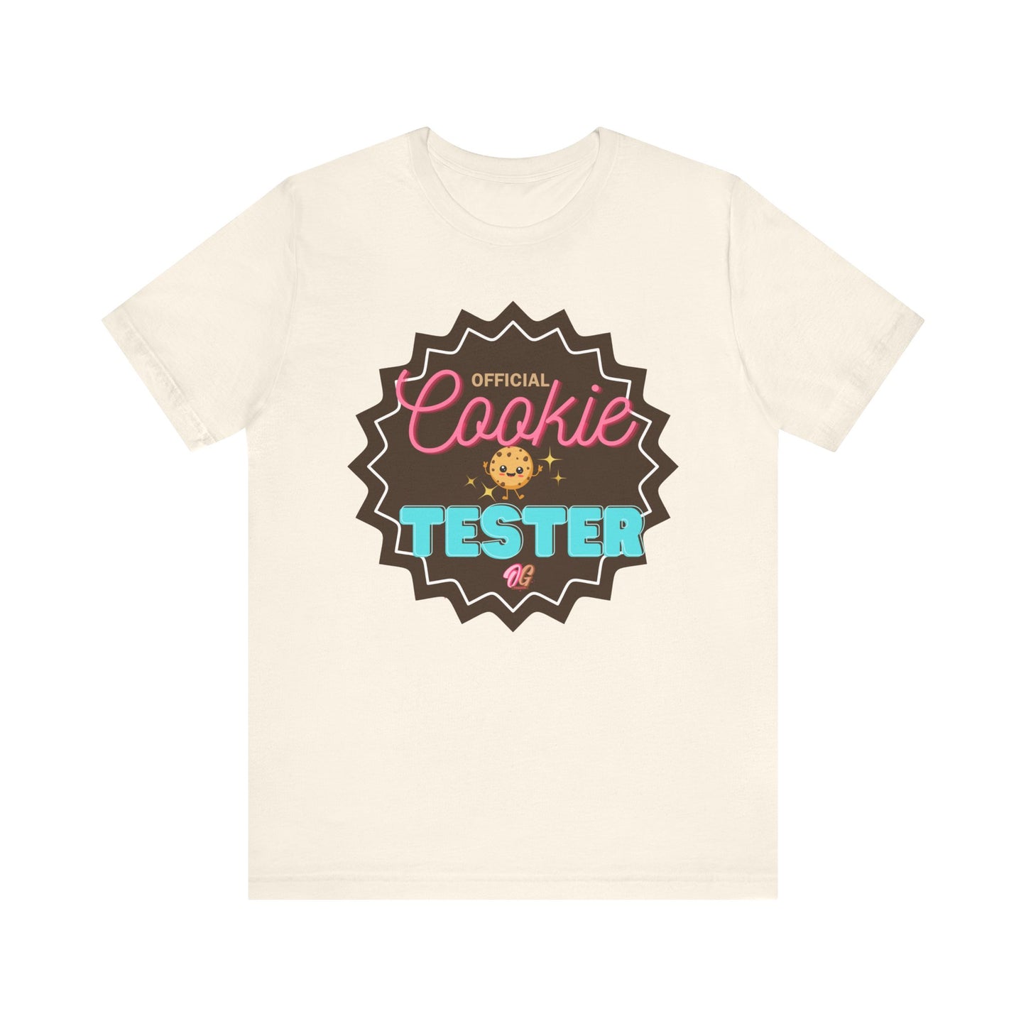 Official Cookie Tester Tee, Fun Foodie T-Shirt, Sweet Treat Shirt, Baking Gift, Holiday Party Shirt
