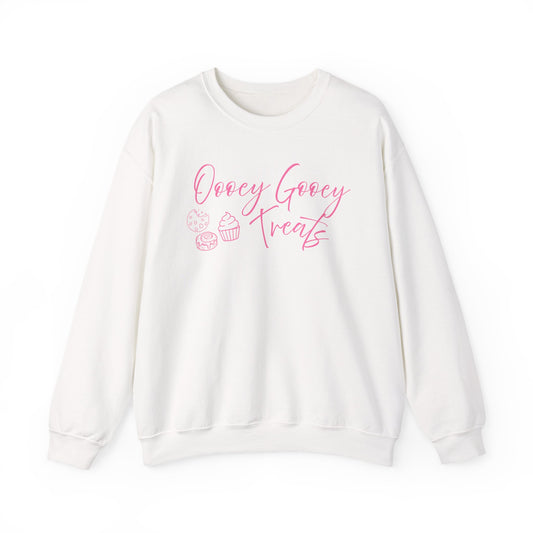 Oooey Gooey Treats Sweatshirt — Cute Bakery Graphic Shirt