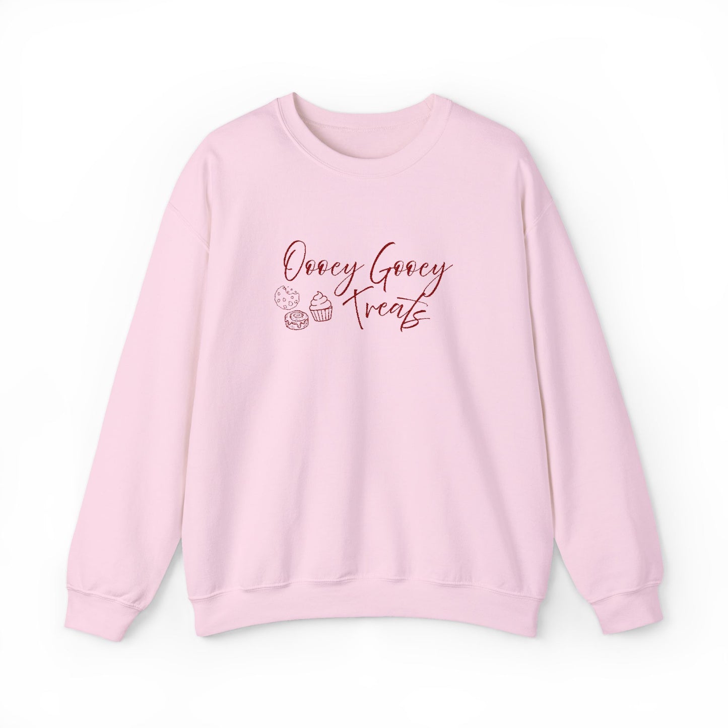 Crewneck Sweatshirt Oooey Gooey Treats Logo