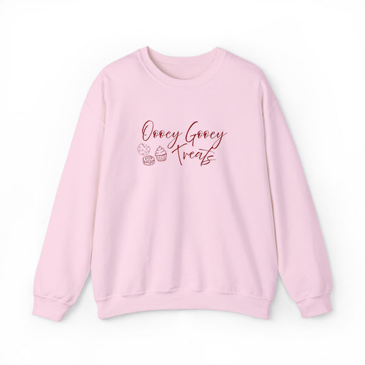 Crewneck Sweatshirt Oooey Gooey Treats Logo