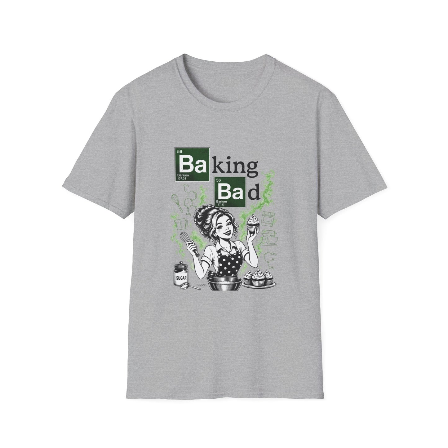 Baking Bad T‑Shirt — Funny Chemistry Baking Graphic Tee