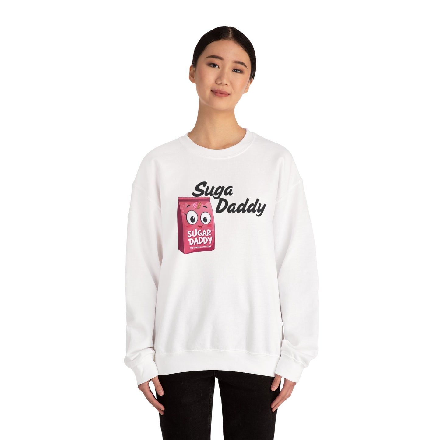 Suga Daddy Garment-Dyed Sweatshirt, Fun Unisex Hoodie, Perfect Gift for Dads, Quirky Casual Wear, Birthday or Father's Day