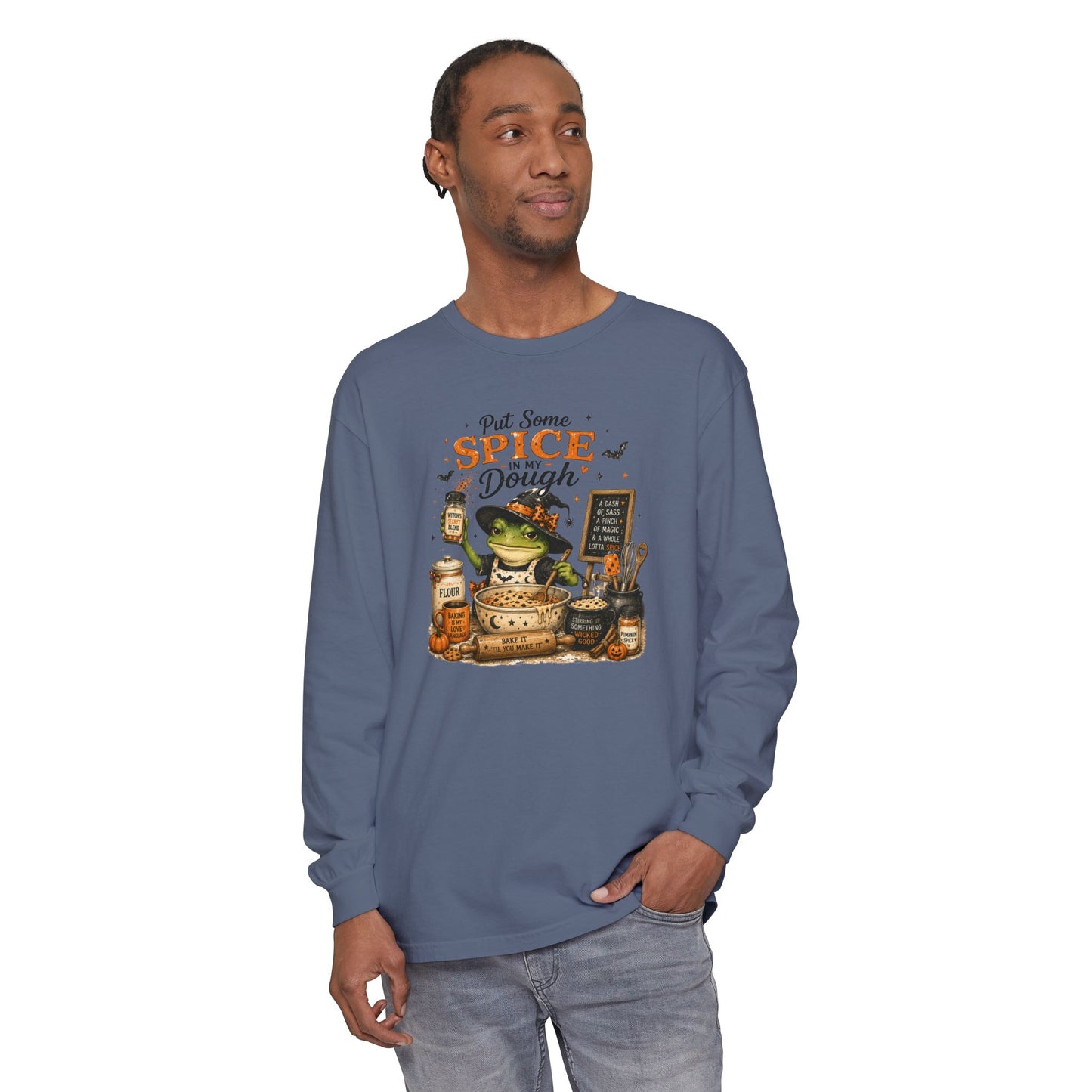 Spice & Dough Frog Baking Long Sleeve Tee