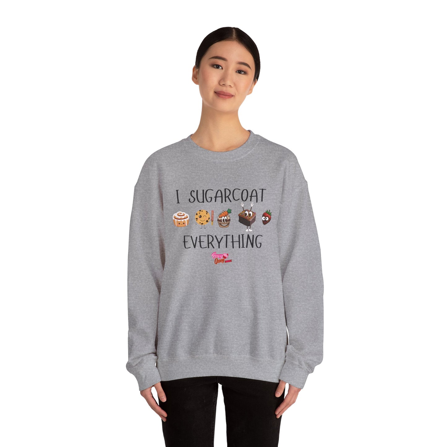 'I Sugarcoat Everything' Funny Unisex Crewneck