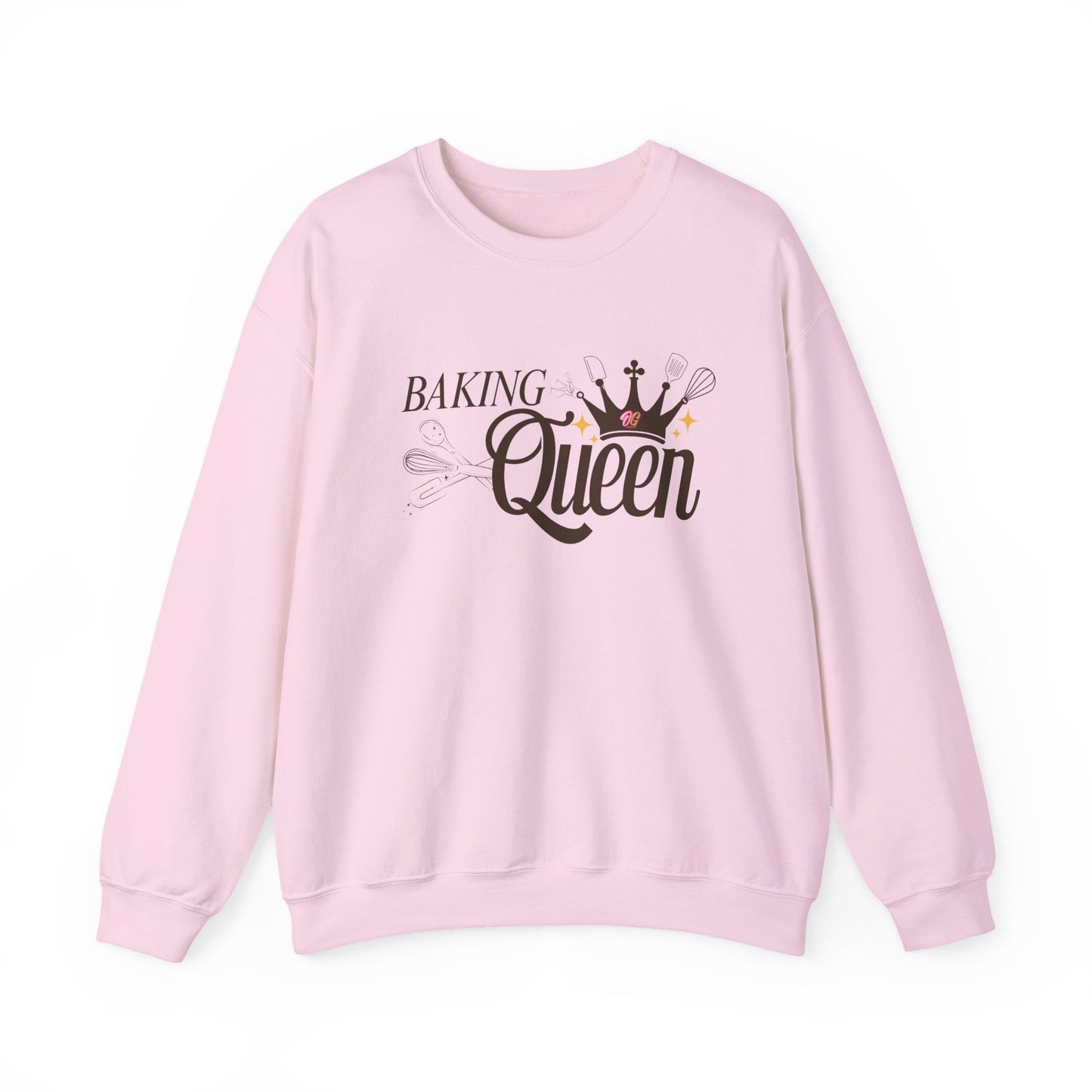 Baking Queen Sweatshirt - Cozy Gift for Bakers, Kitchen Lover's Apparel, Baking Gifts, Queen of Baking Crewneck, Baking Enthusiast Clothing