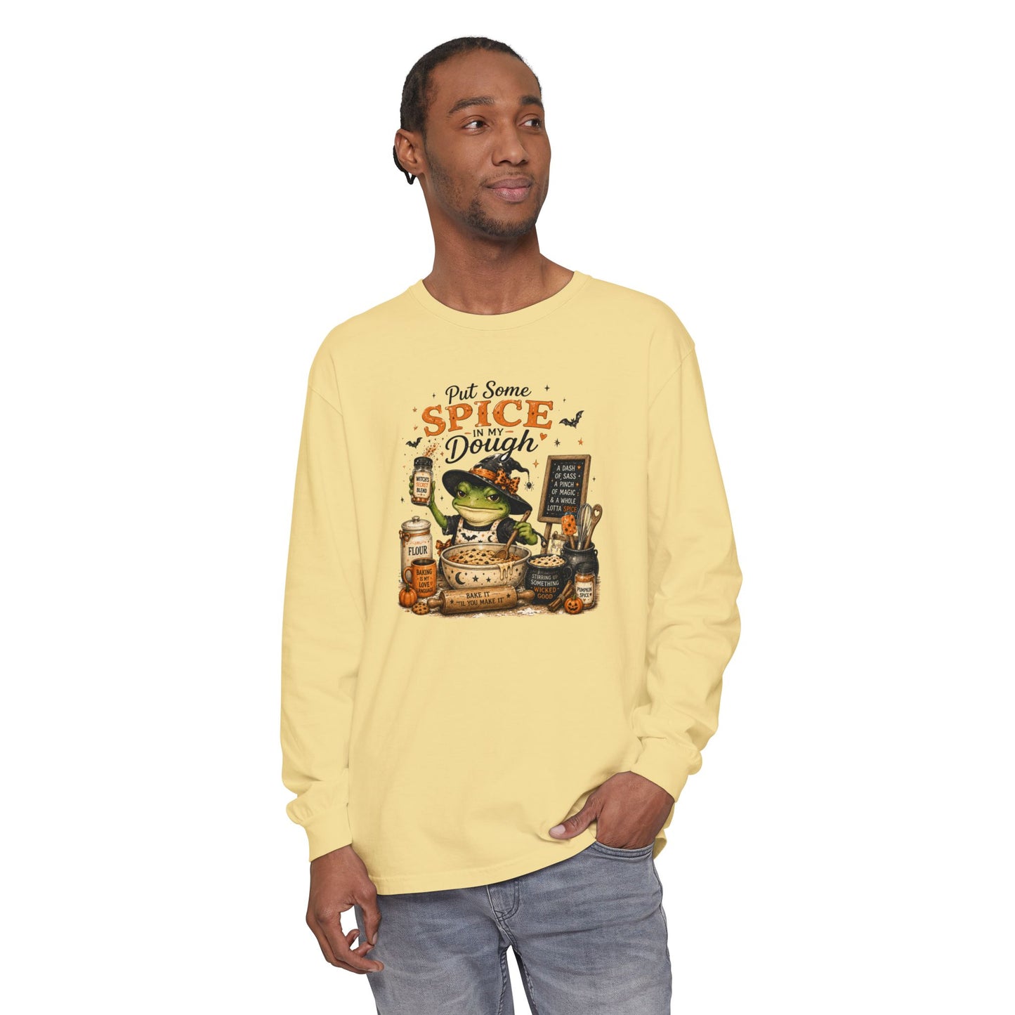 Spice & Dough Frog Baking Long Sleeve Tee