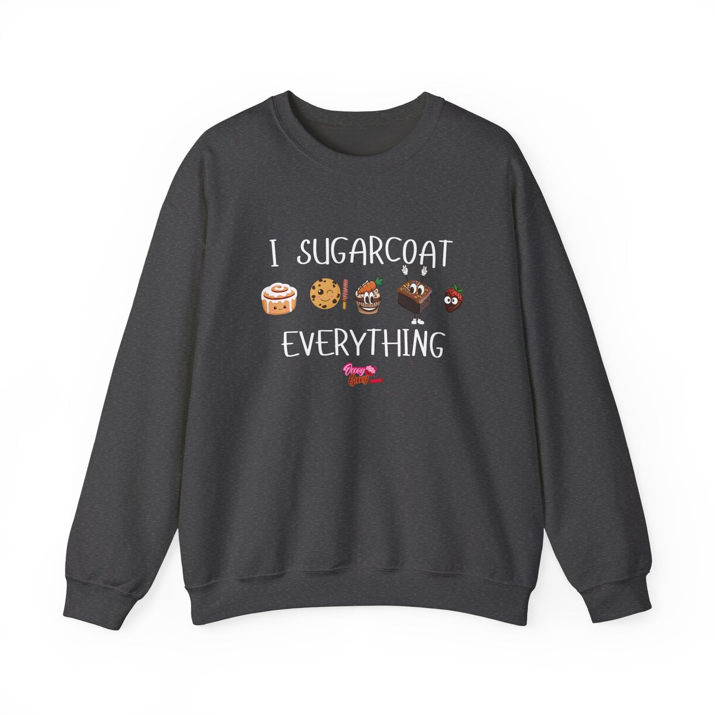 Sweatshirt - 'I Sugarcoat Everything' Funny Unisex Crewneck