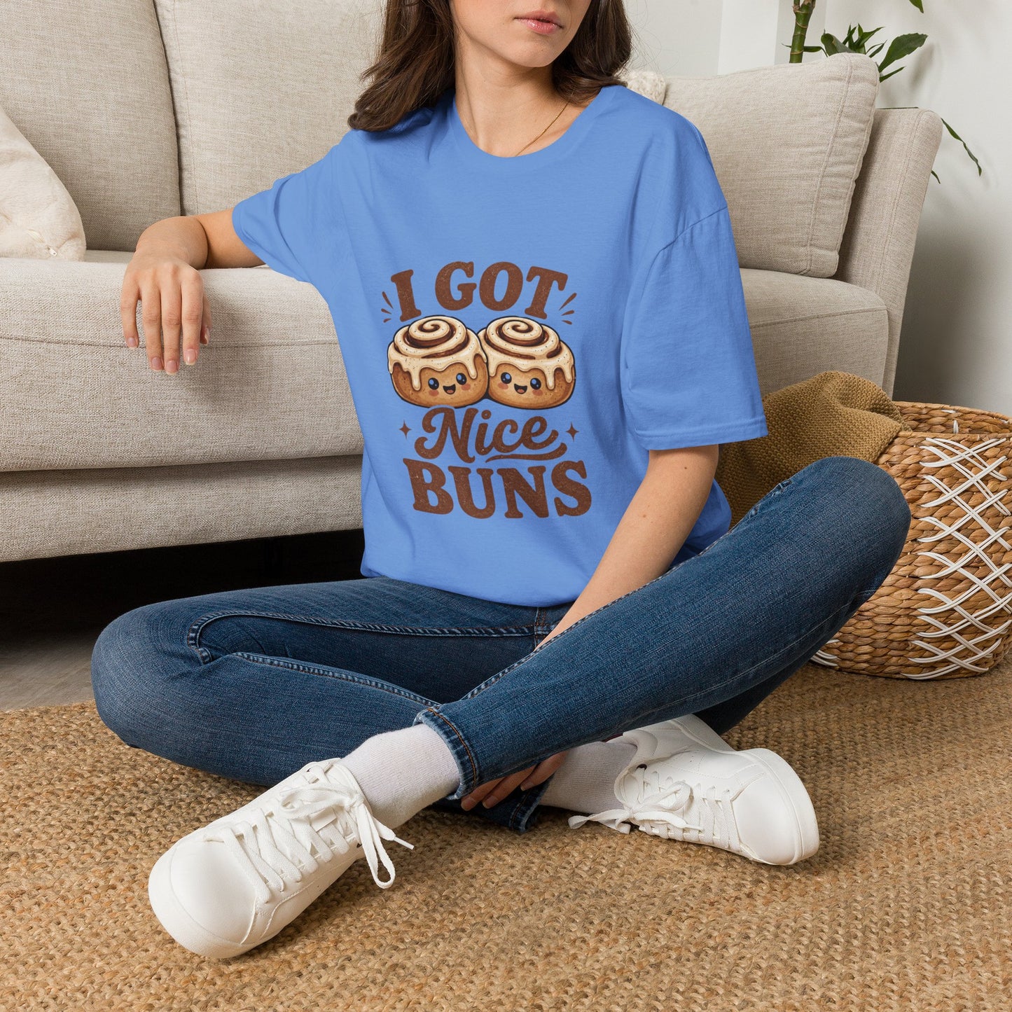 I Got Nice Buns T-Shirt — Cute Cinnamon Roll Graphic Tee