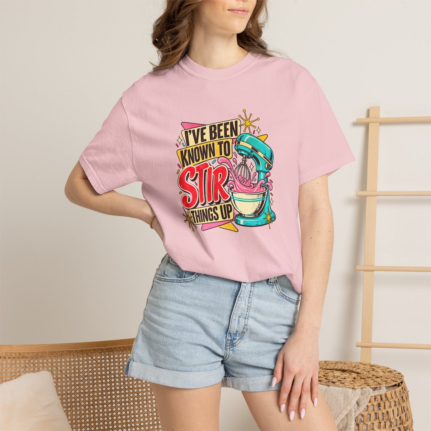I've Been Known to Stir Things Up Mixer Graphic T-Shirt