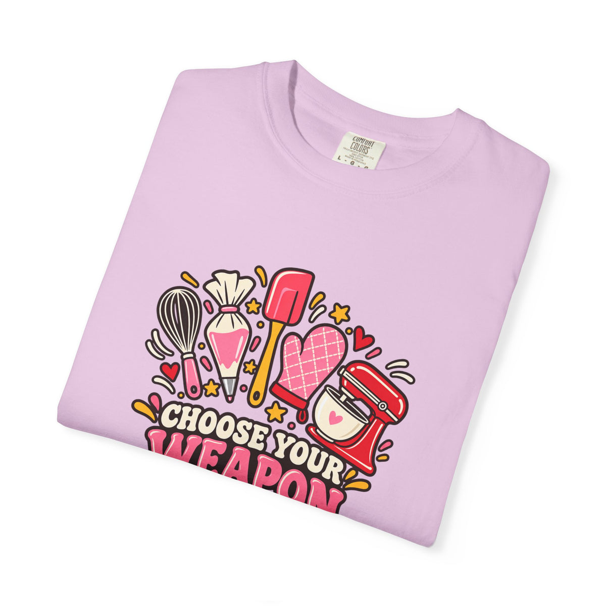 Graphic T-Shirt — "Choose Your Weapon" Makeup & Beauty Tools Design