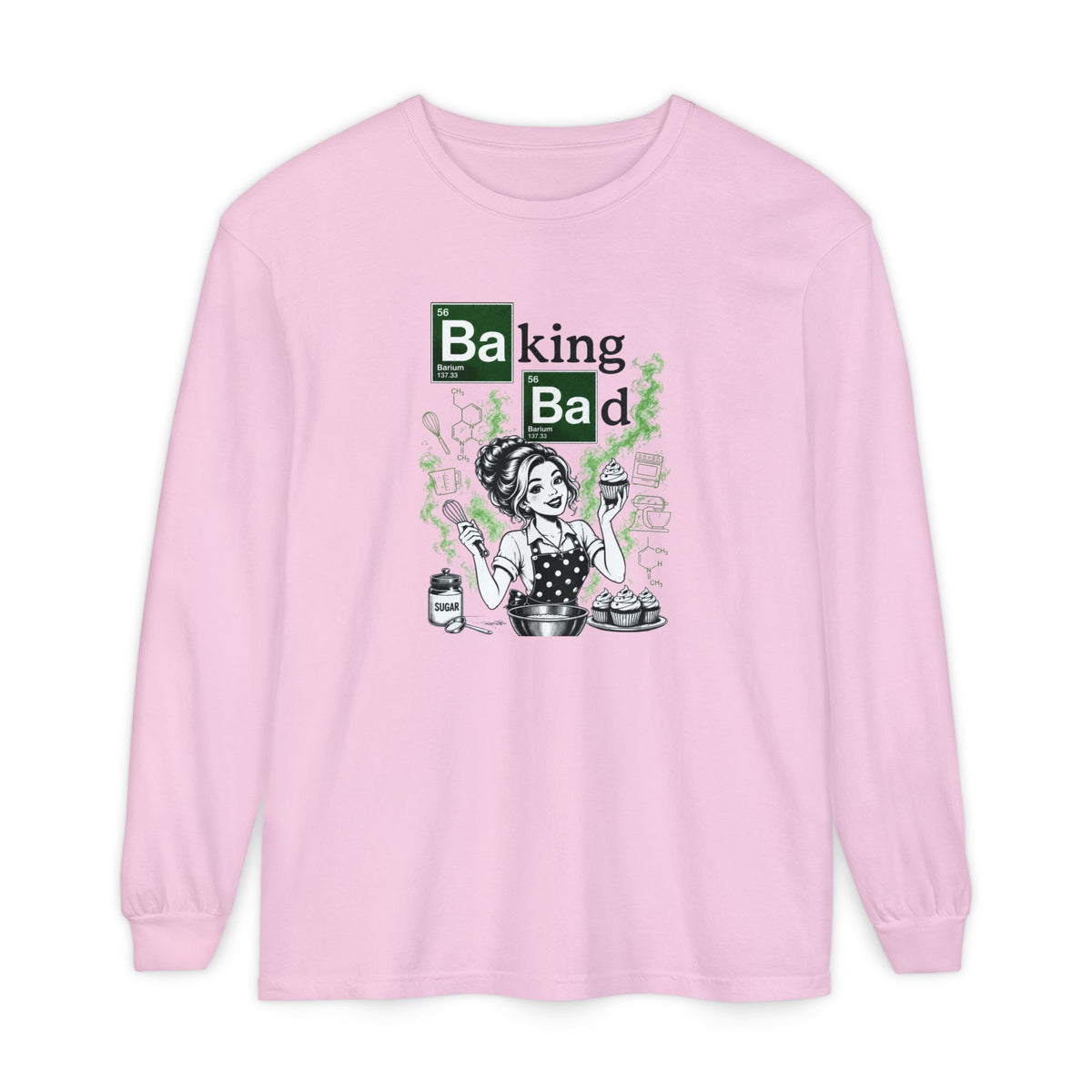 Baking Bad Long Sleeve Tee — Funny Baking Chef Shirt