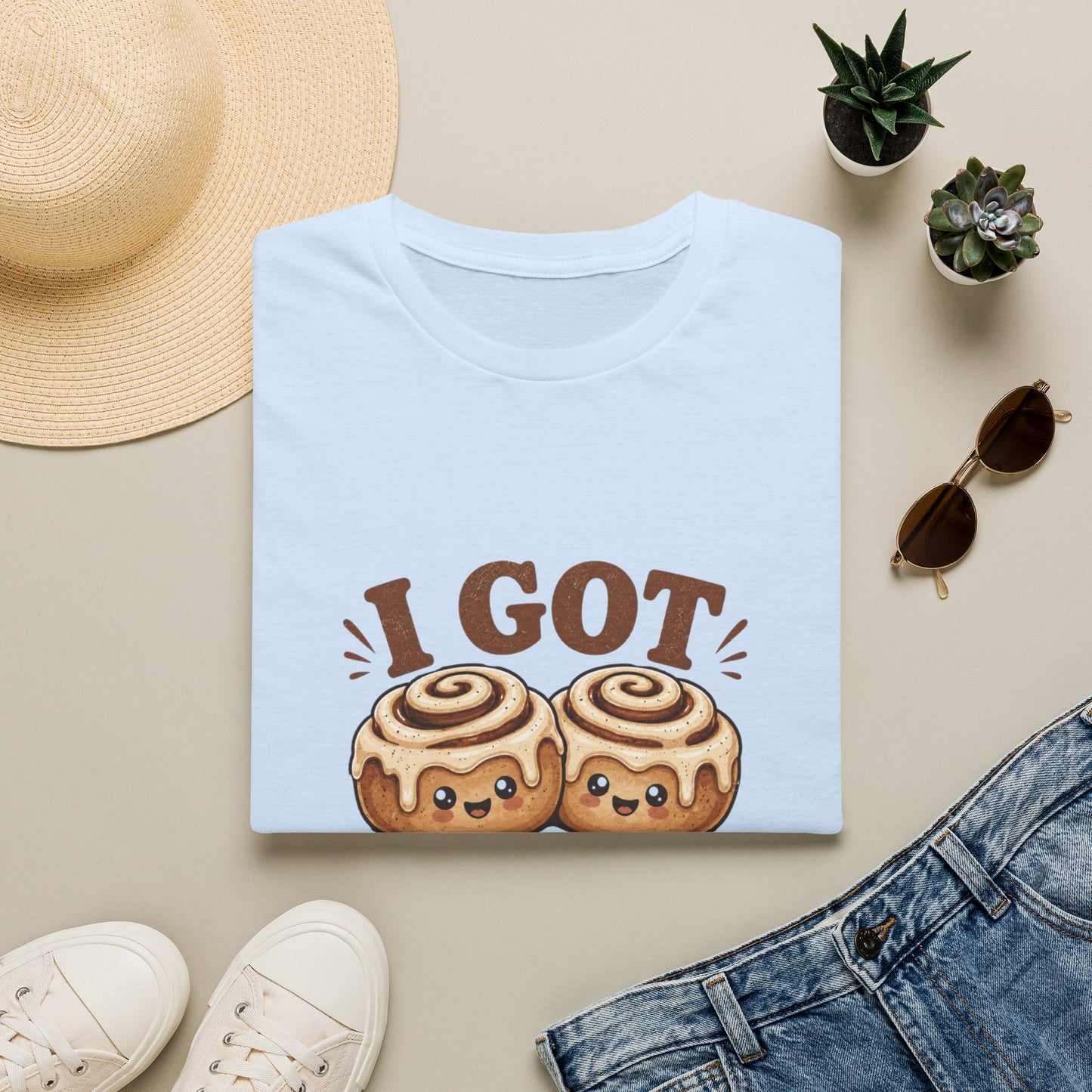 I Got Nice Buns T-Shirt — Cute Cinnamon Roll Graphic Tee