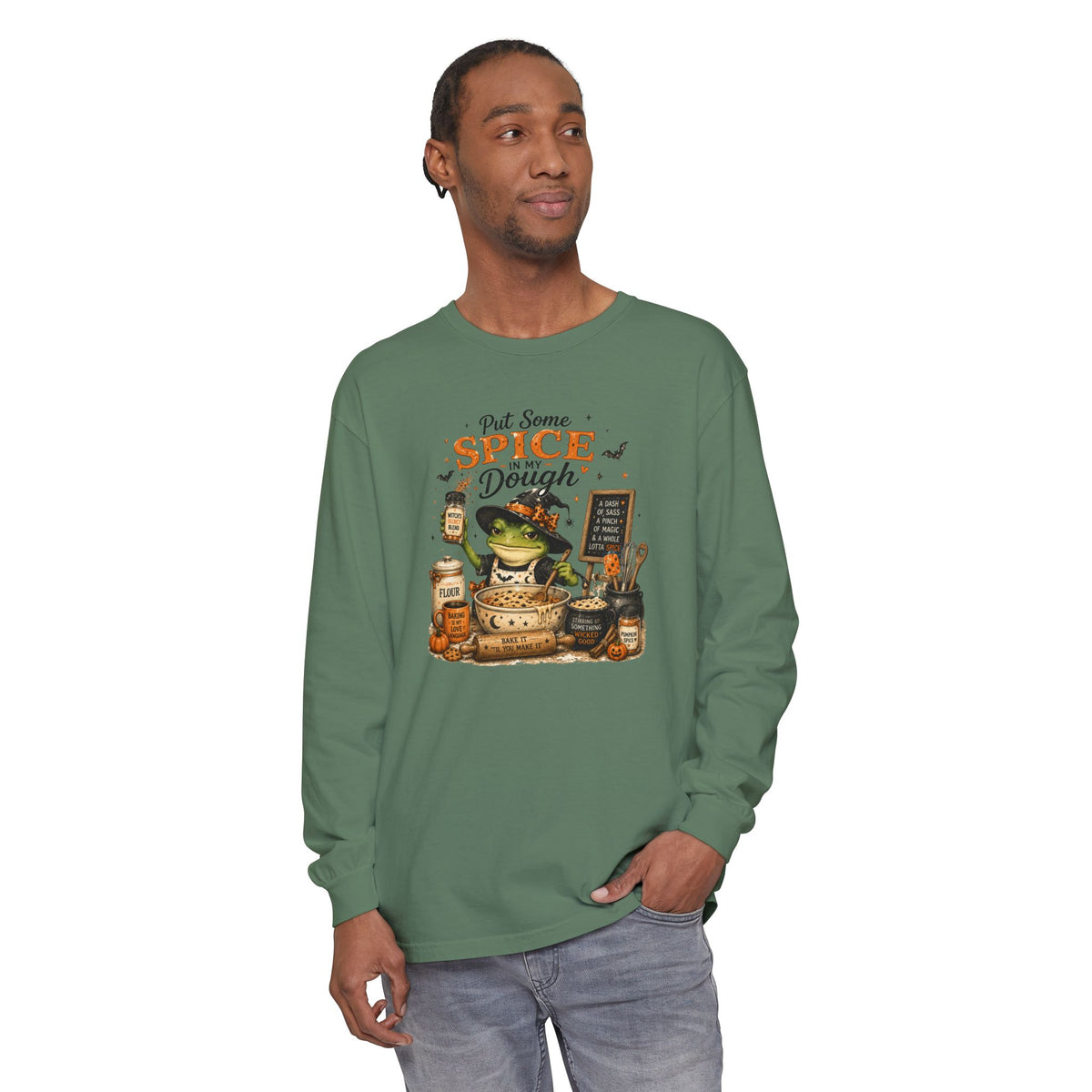 Spice & Dough Frog Baking Long Sleeve Tee