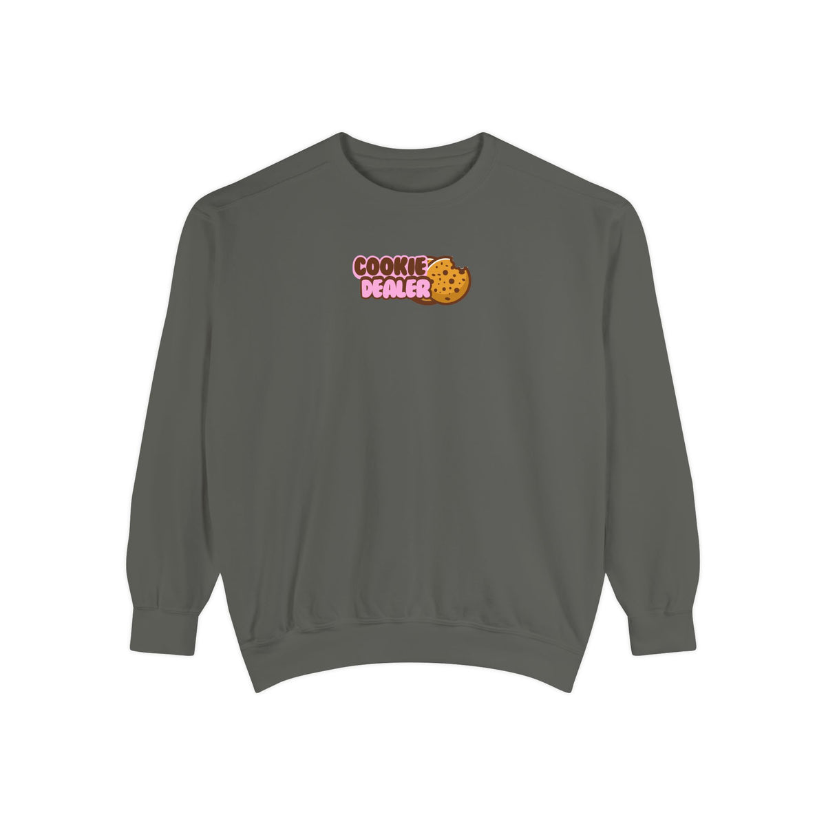 Cookie Dealer Sweatshirt — Fun Graphic Crewneck for Bakers & Cookie Lovers