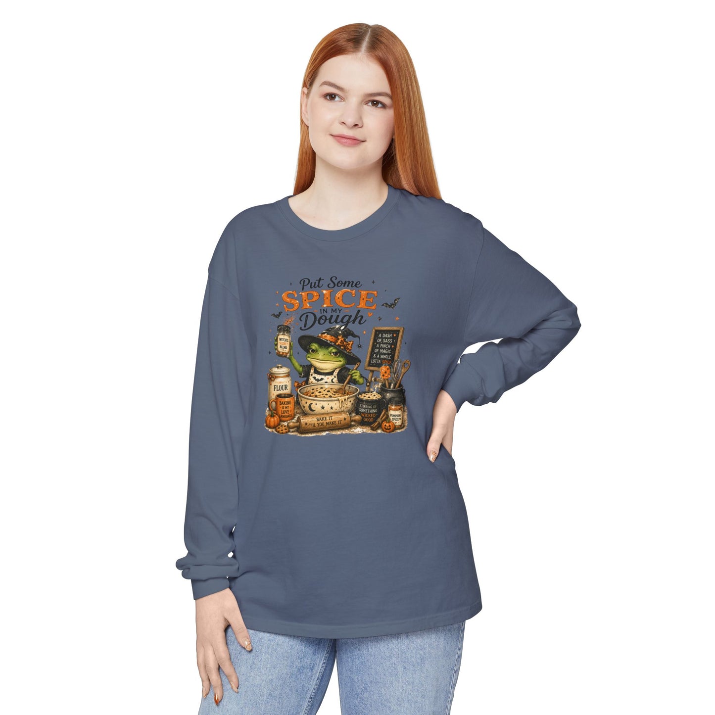 Spice & Dough Frog Baking Long Sleeve Tee
