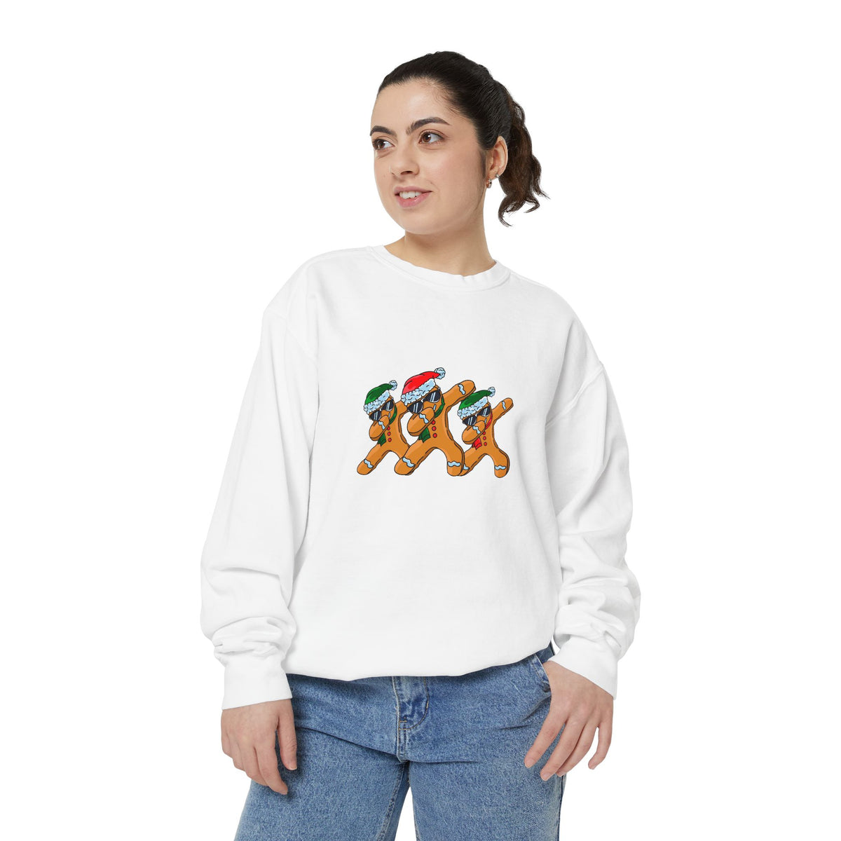 Dabbing Gingerbread Holiday Sweatshirt