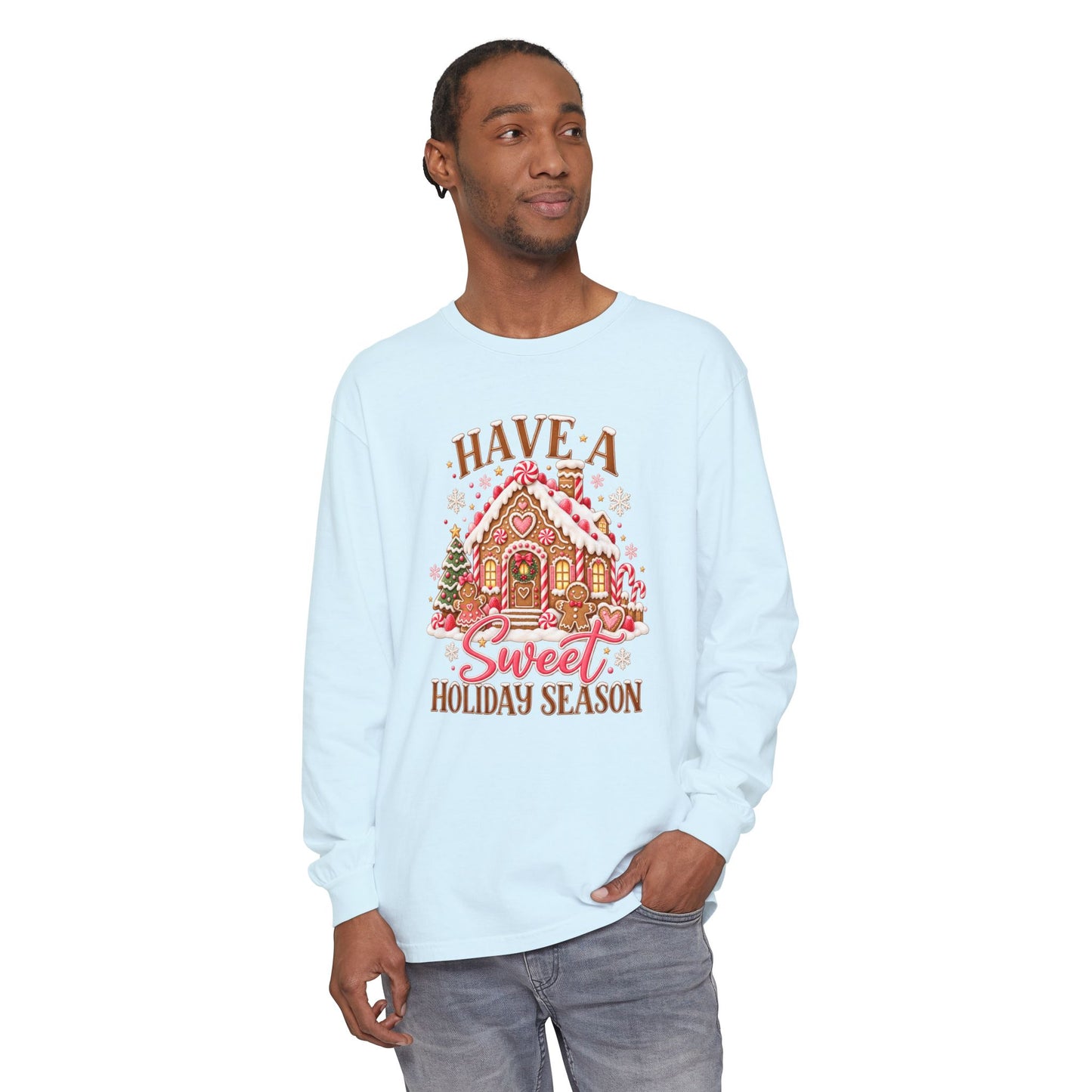 Holiday Gingerbread 'Have a Sweet Holiday Season' Long Sleeve Tee