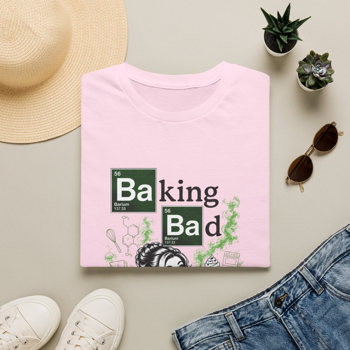 Baking Bad T‑Shirt — Funny Chemistry Baking Graphic Tee