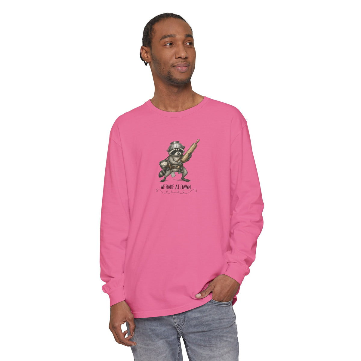 Dabbing Sloth Long Sleeve Tee — "We Came to Climb" Graphic
