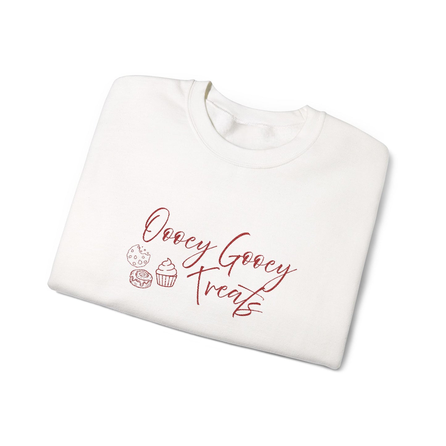 Crewneck Sweatshirt Oooey Gooey Treats Logo