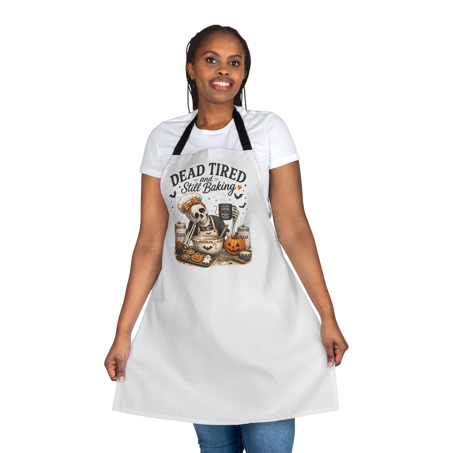 "Dead Tired Still Baking" Kitchen Apron
