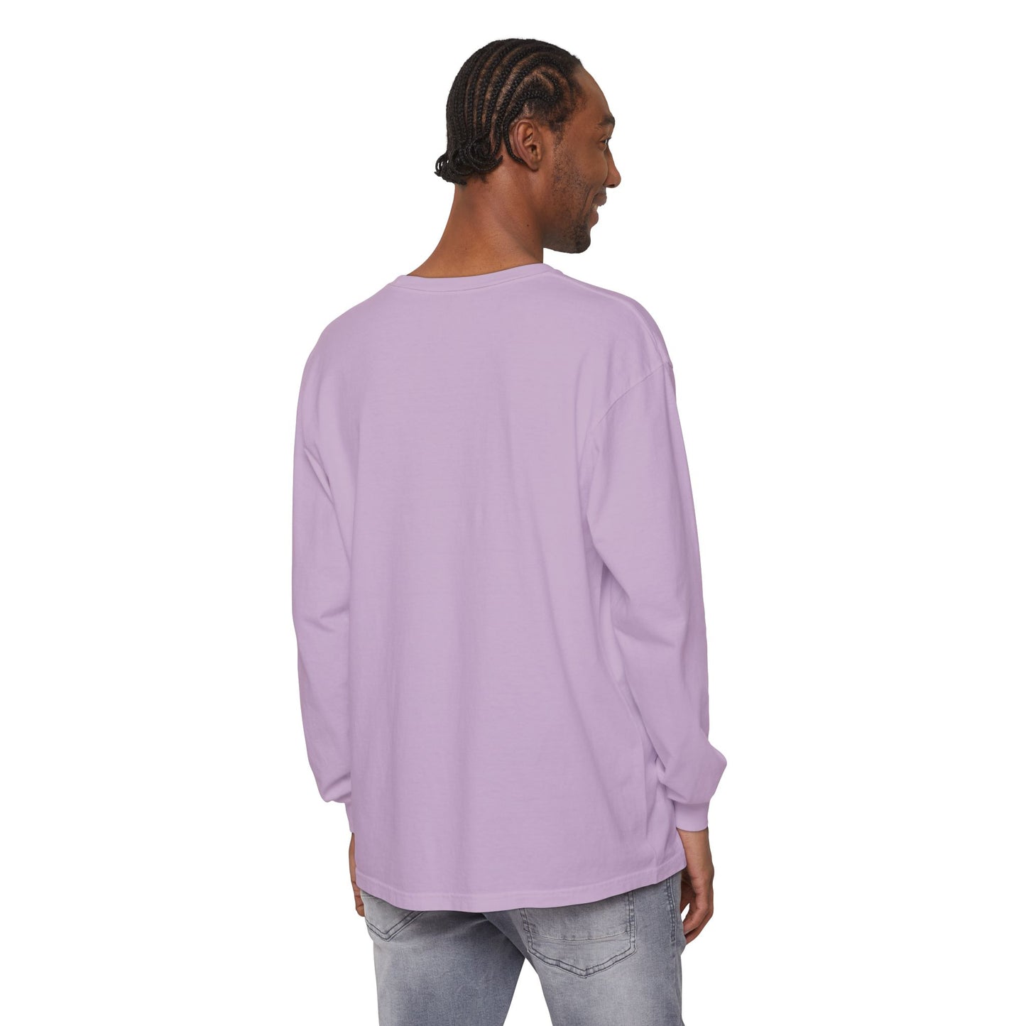 Cookie Dealer Long Sleeve Tee — Retro 3D Text Graphic Shirt