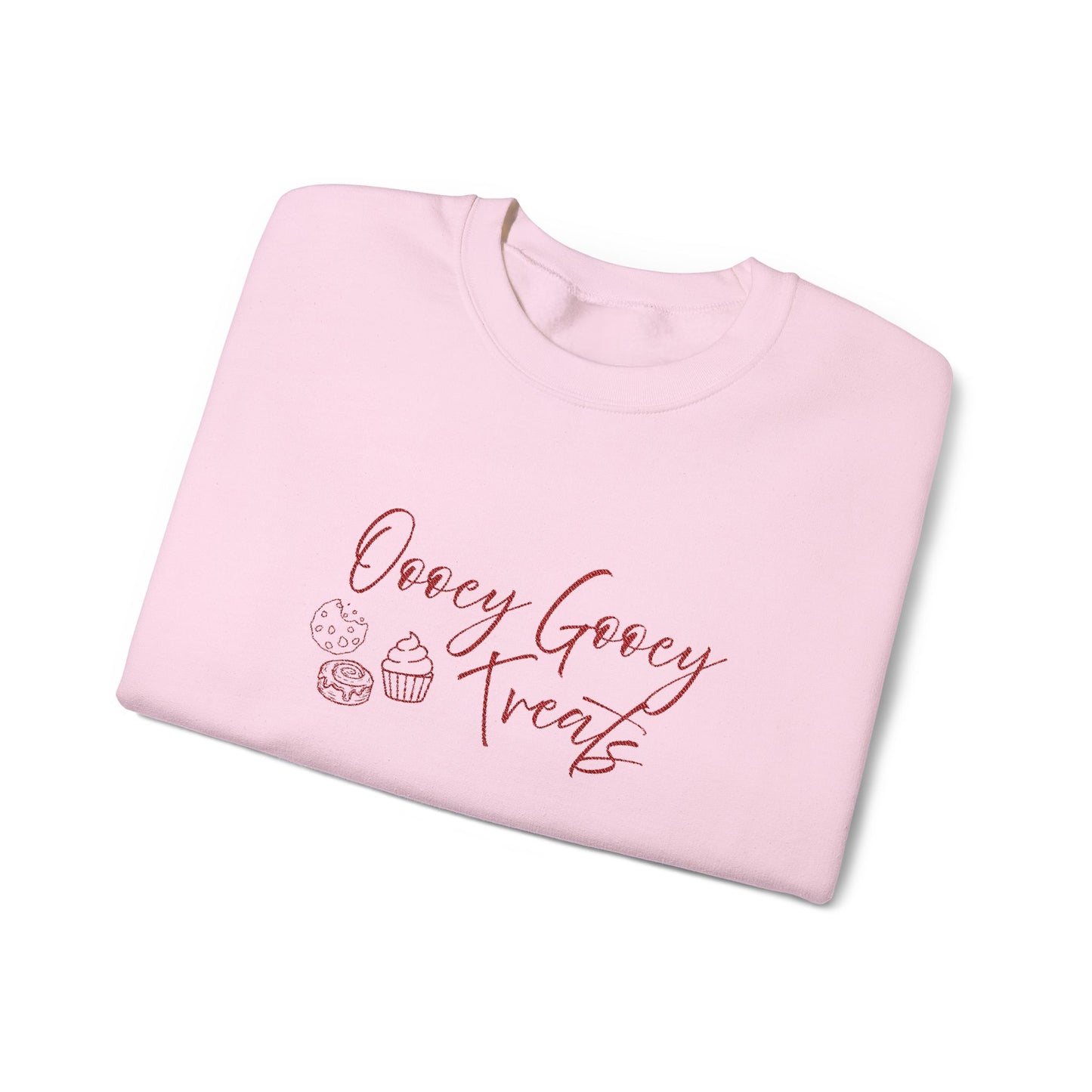 Crewneck Sweatshirt Oooey Gooey Treats Logo