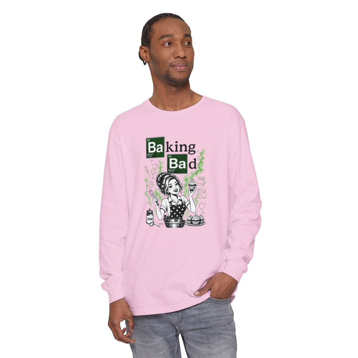 Baking Bad Long Sleeve Tee — Funny Baking Chef Shirt