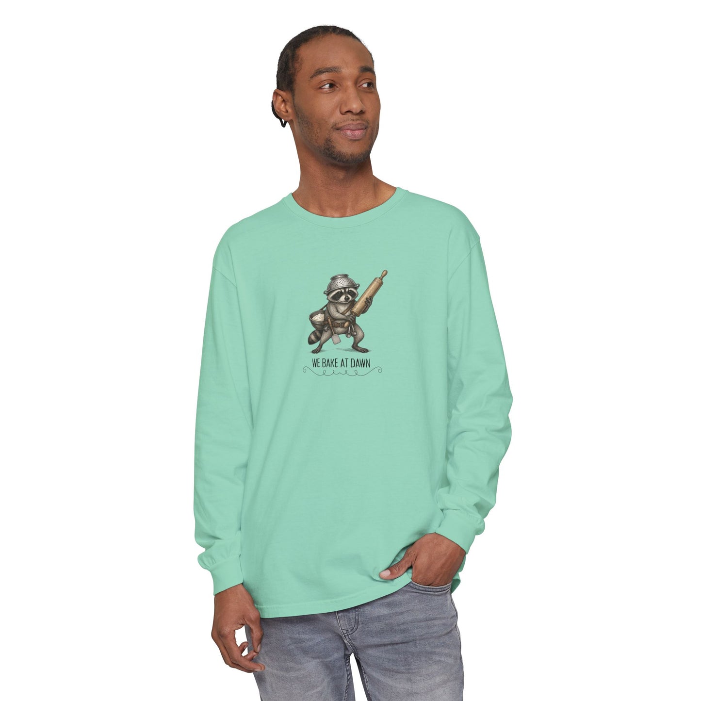 Dabbing Sloth Long Sleeve Tee — "We Came to Climb" Graphic