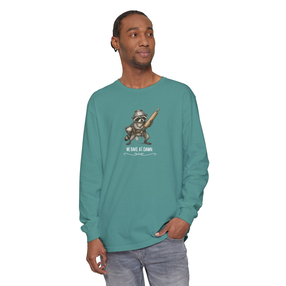 We Bake at Dawn! Darker Long Sleeve Tee