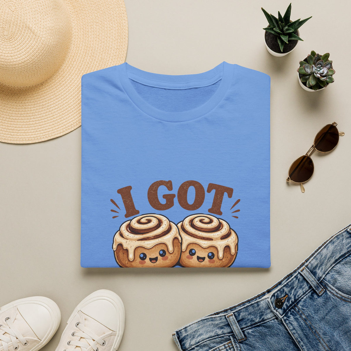 I Got Nice Buns T-Shirt — Cute Cinnamon Roll Graphic Tee