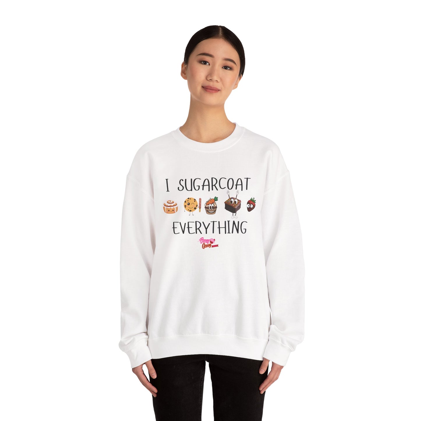 'I Sugarcoat Everything' Funny Unisex Crewneck