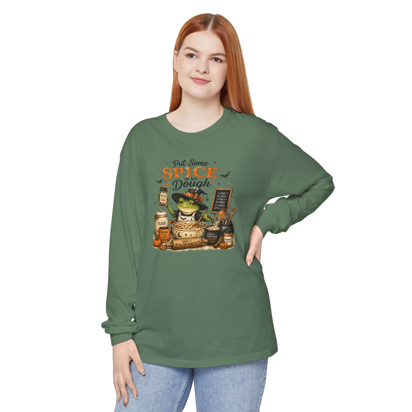 Spice & Dough Frog Baking Long Sleeve Tee