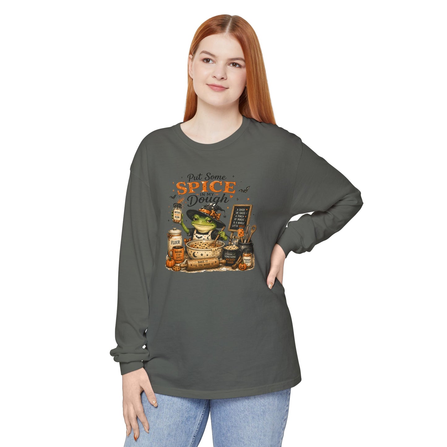 Spice & Dough Frog Baking Long Sleeve Tee