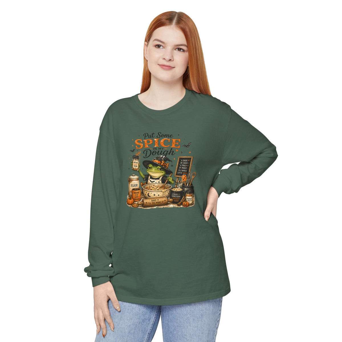 Spice & Dough Frog Baking Long Sleeve Tee