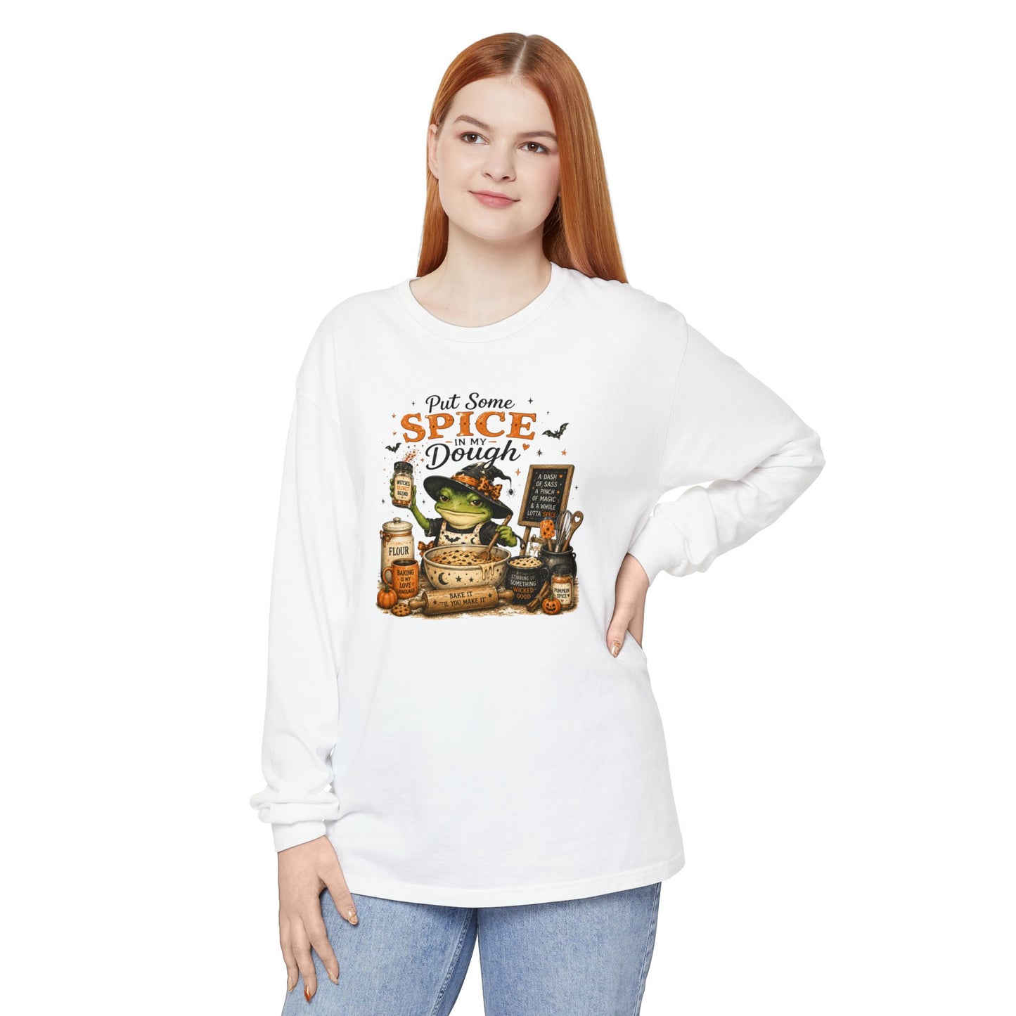 Spice & Dough Frog Baking Long Sleeve Tee