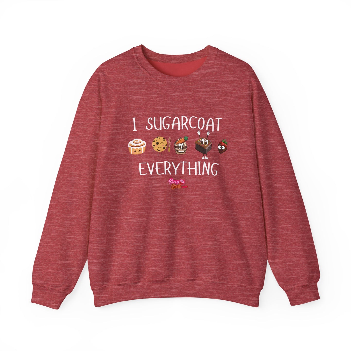 Sweatshirt - 'I Sugarcoat Everything' Funny Unisex Crewneck
