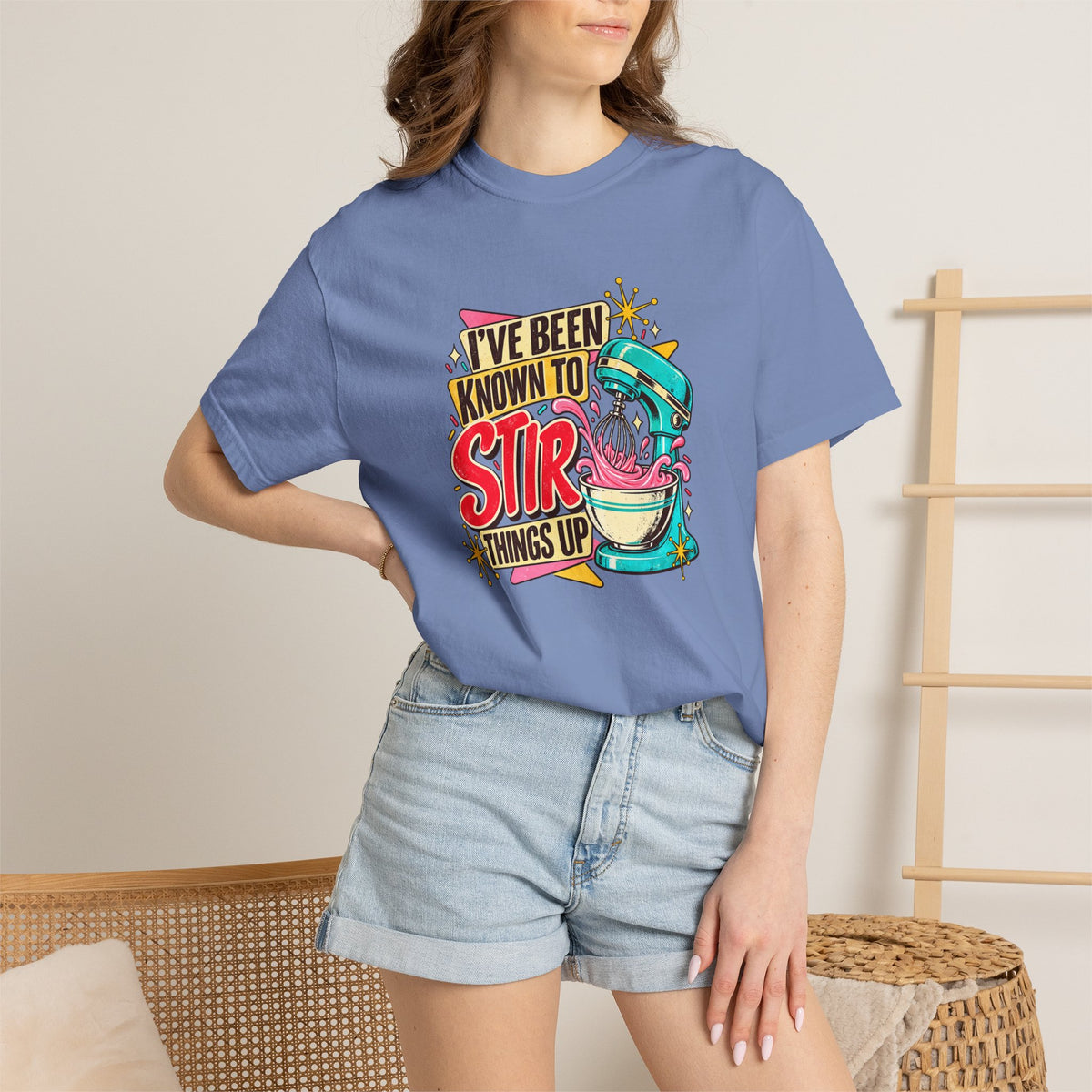 I've Been Known to Stir Things Up Mixer Graphic T-Shirt