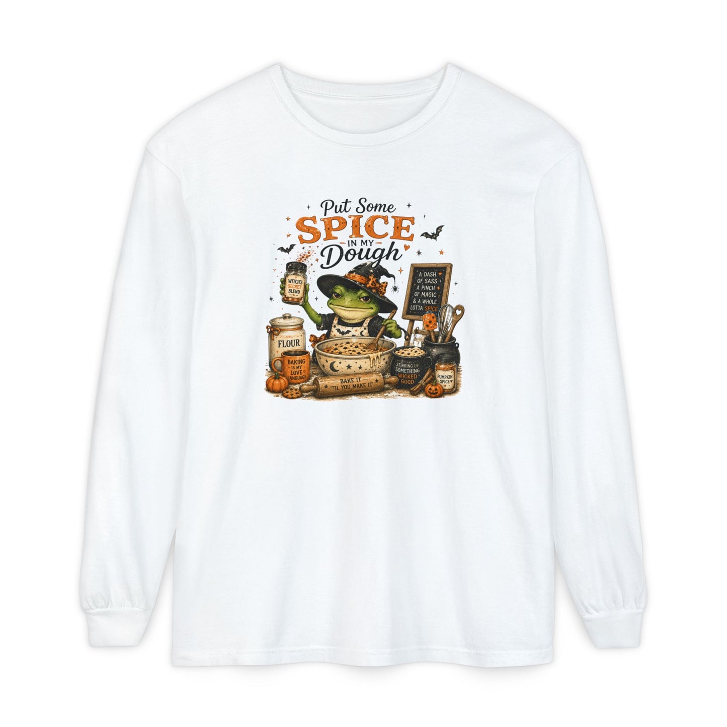 Spice & Dough Frog Baking Long Sleeve Tee