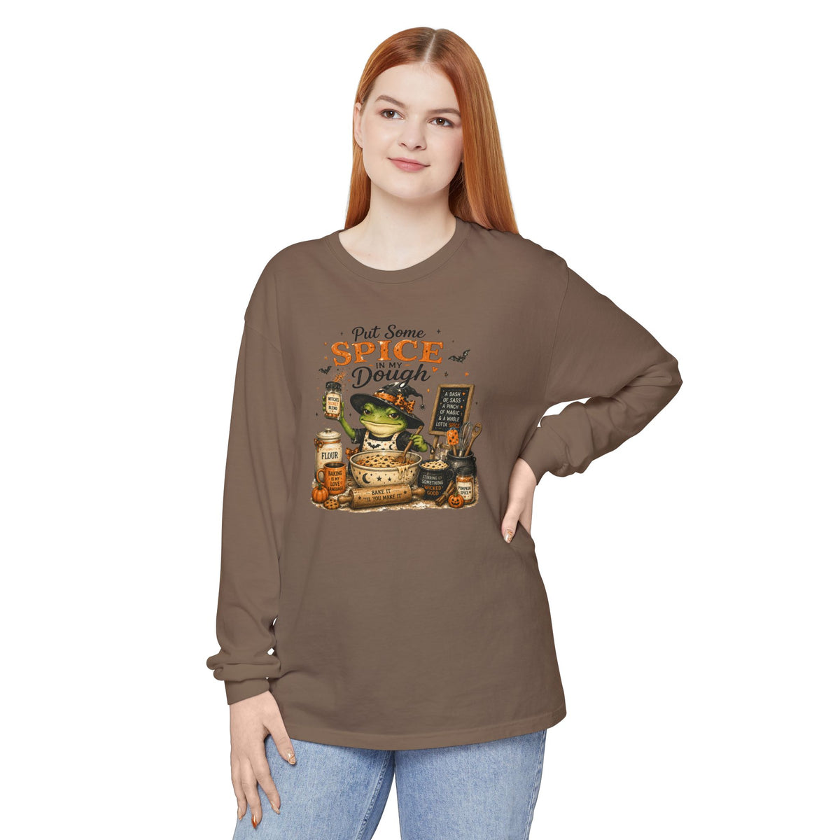 Spice & Dough Frog Baking Long Sleeve Tee