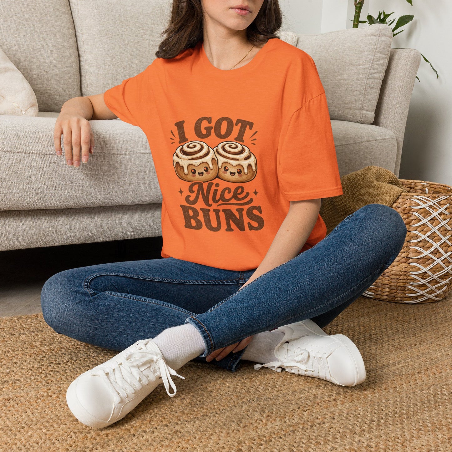 I Got Nice Buns T-Shirt — Cute Cinnamon Roll Graphic Tee