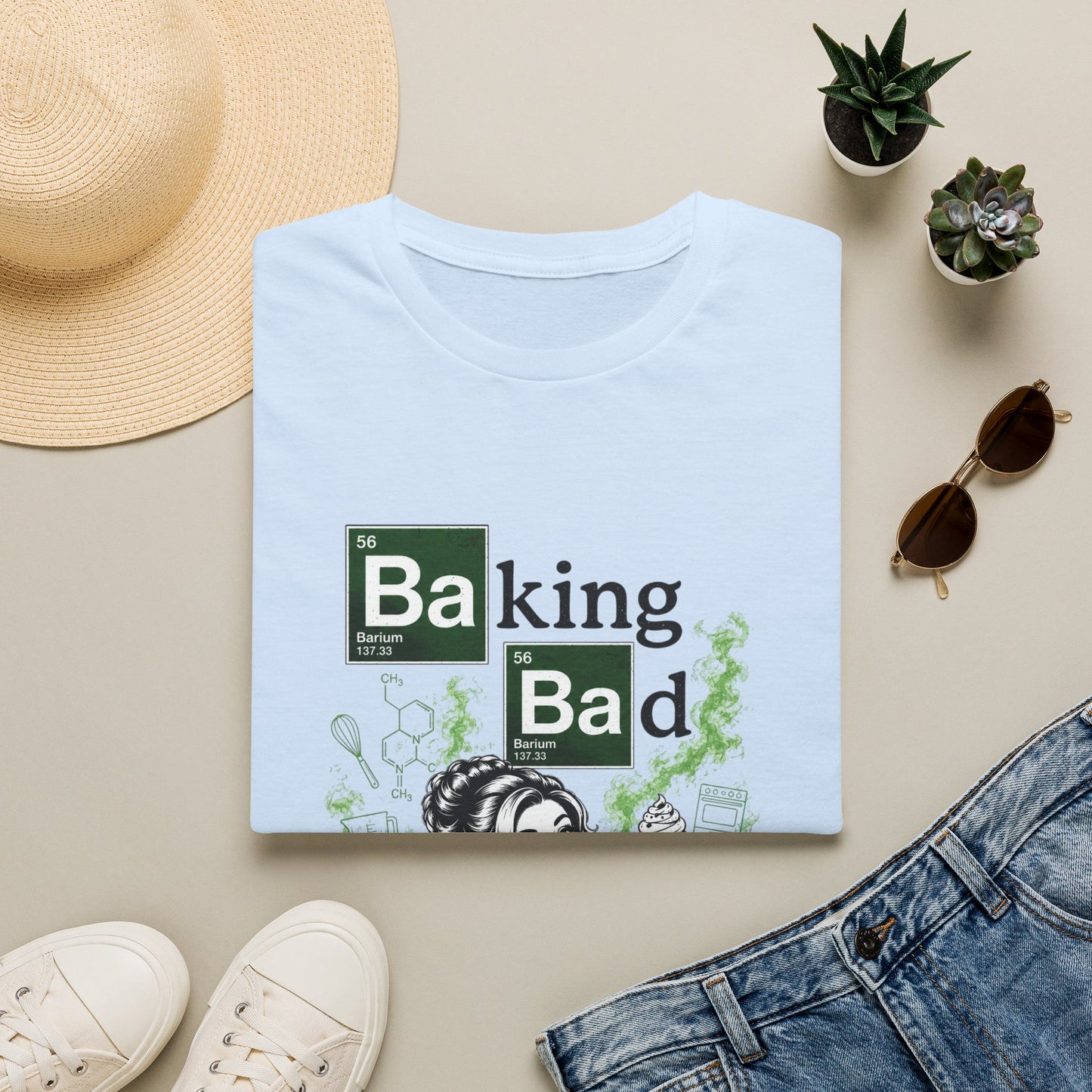 Baking Bad T‑Shirt — Funny Chemistry Baking Graphic Tee