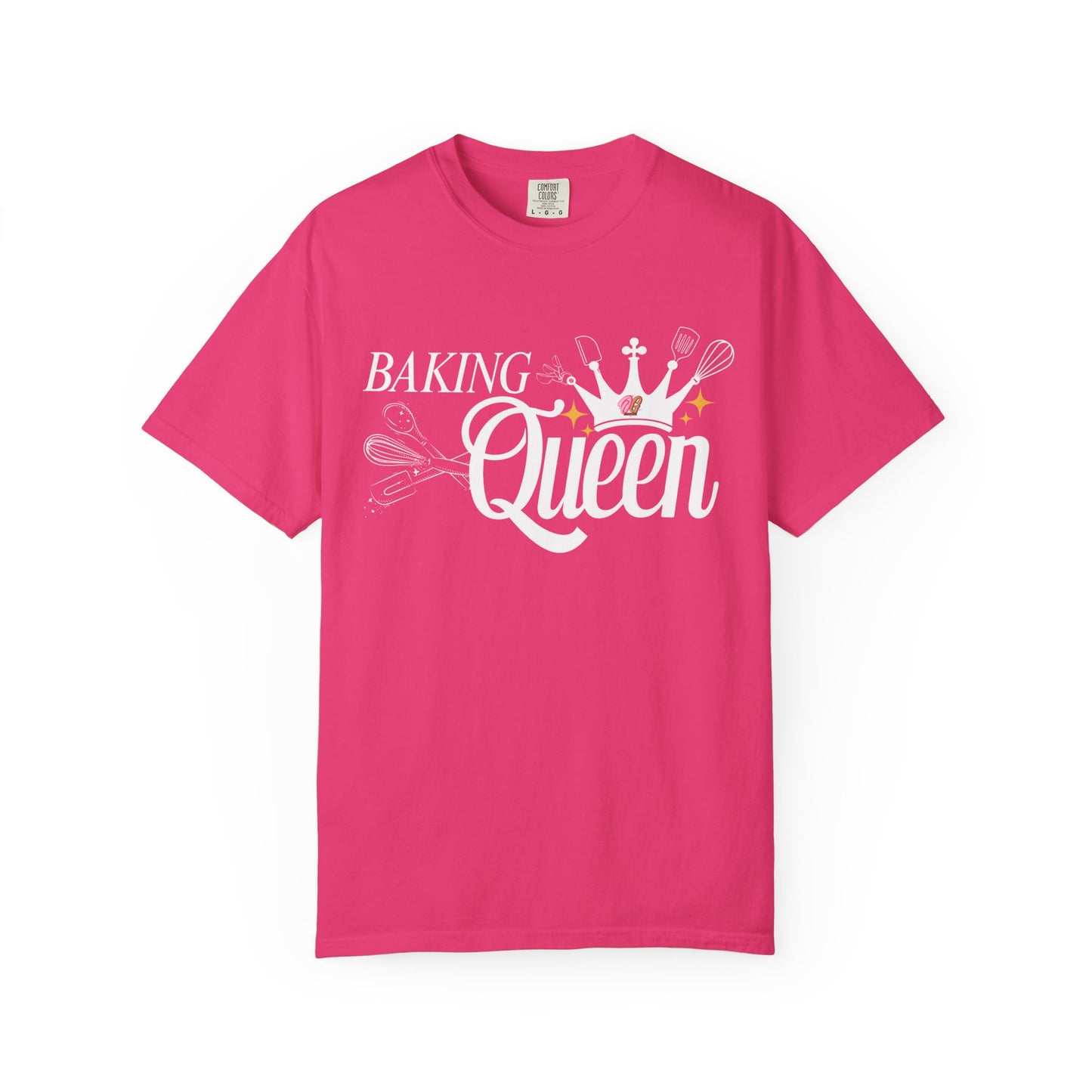 Baking Queen T-Shirt, Fun Baking Gift, Unisex Tee, Kitchen Lover Apparel, Baking Enthusiast Gift, Culinary Queen Shirt