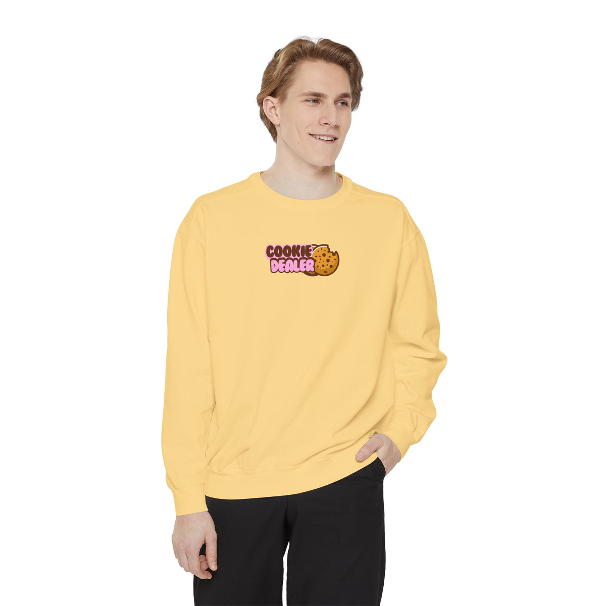 Cookie Dealer Sweatshirt — Fun Graphic Crewneck for Bakers & Cookie Lovers
