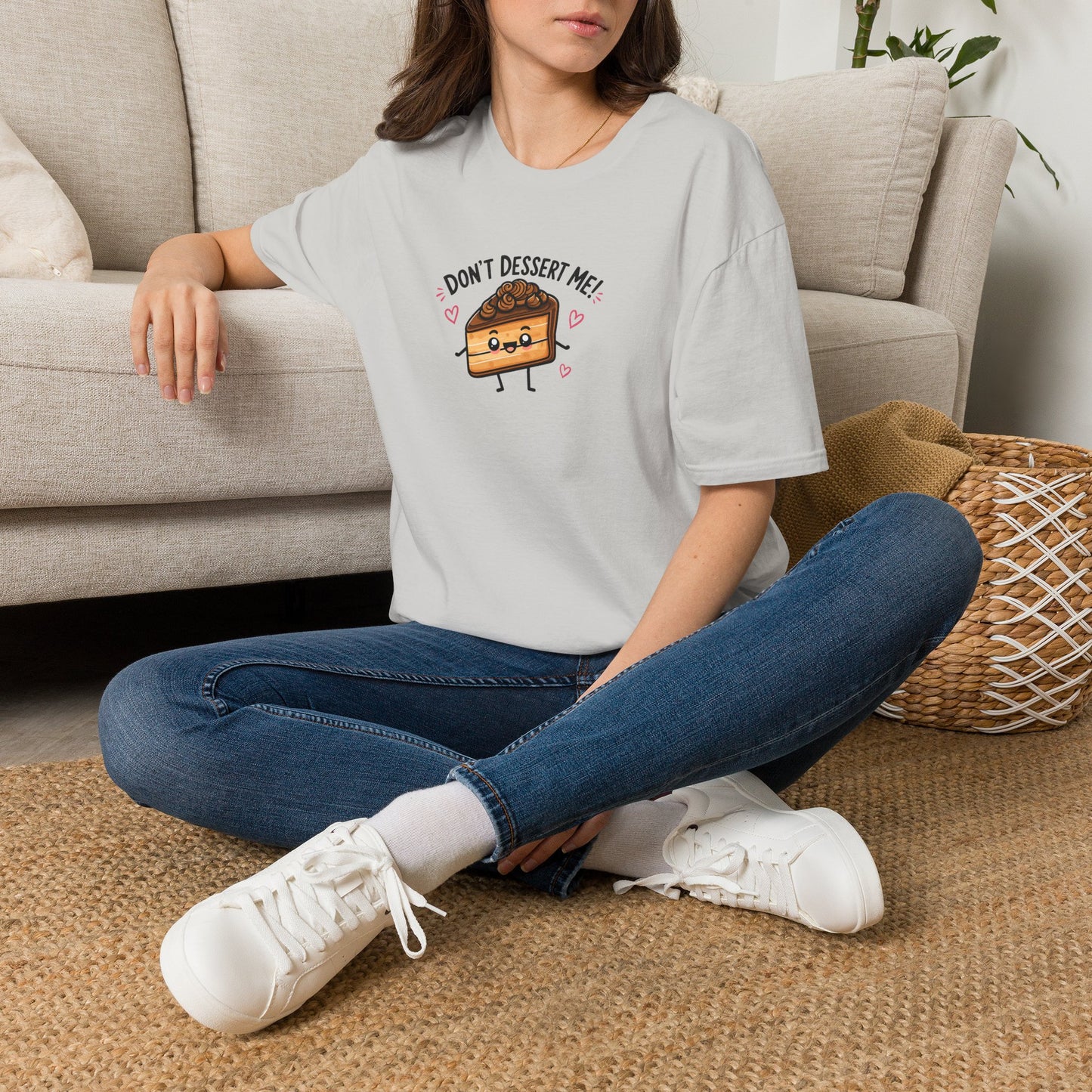 Don't Dessert Me! Cute Cake Graphic T-Shirt