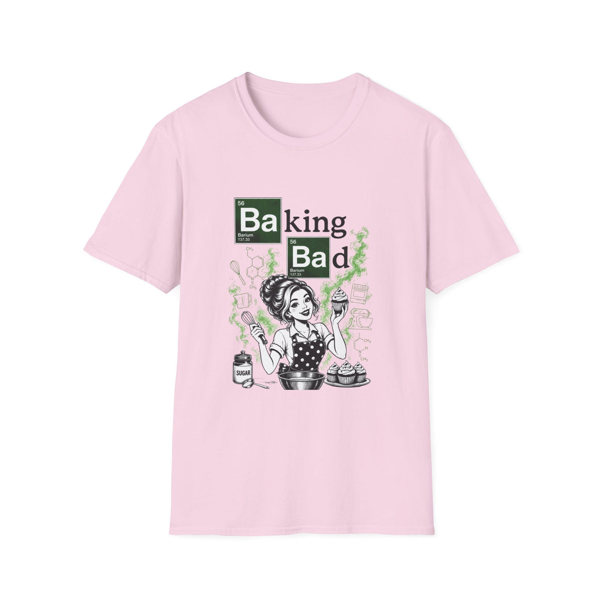 Baking Bad T‑Shirt — Funny Chemistry Baking Graphic Tee